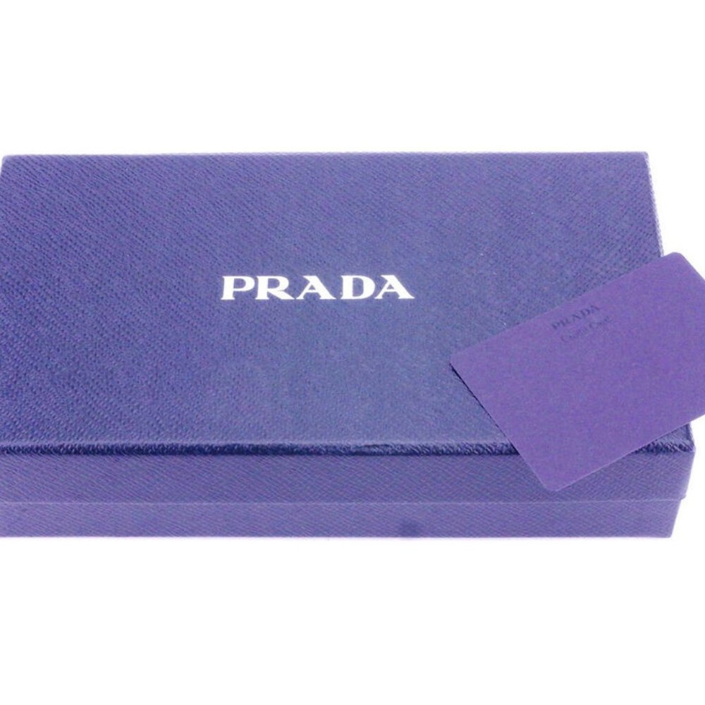 PRADA Purse ribbon pink Safi Arno Leather Auth used T9877 - Picture 8 of 8